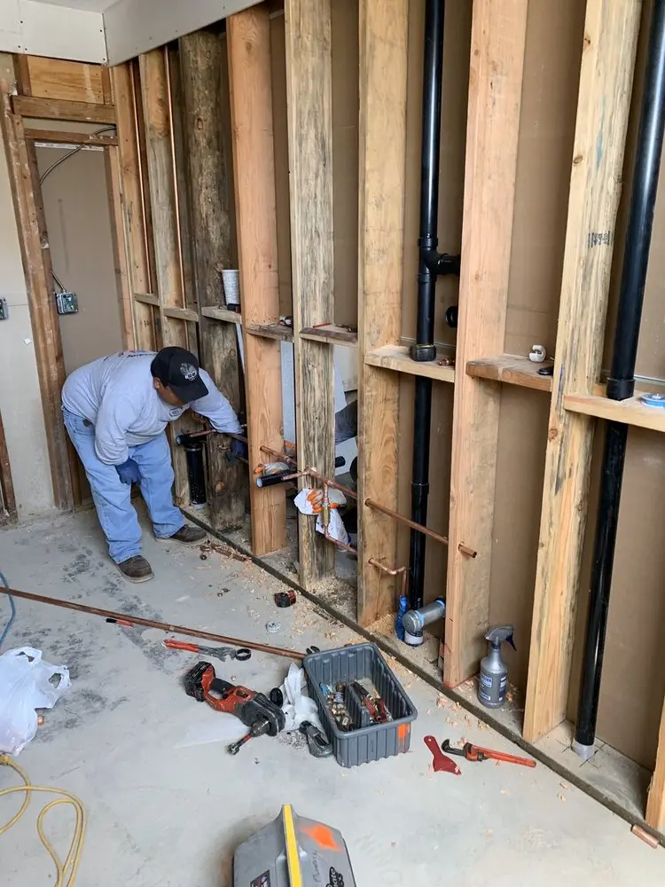 Commercial rough-in plumbing for Gas Line Repair in Downtown Harrisburg